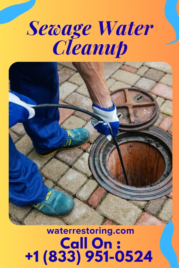 Sewage Water Cleanup in Ontario, WI